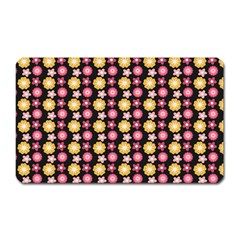 Cute Floral Pattern Magnet (rectangular) by GardenOfOphir