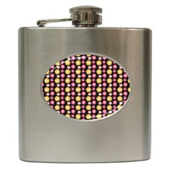 Cute Floral Pattern Hip Flask (6 Oz) by GardenOfOphir