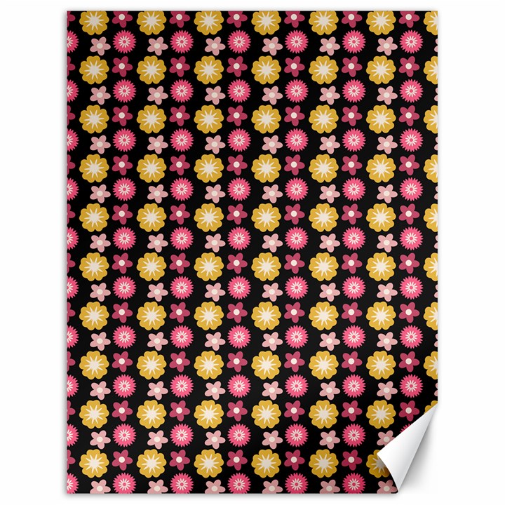 Cute Floral Pattern Canvas 18  x 24  