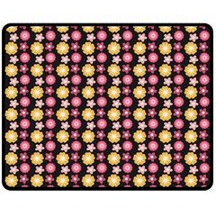 Cute Floral Pattern Fleece Blanket (medium)  by GardenOfOphir