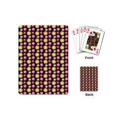 Cute Floral Pattern Playing Cards (mini)  by GardenOfOphir