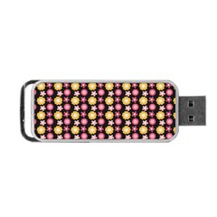 Cute Floral Pattern Portable Usb Flash (two Sides) by GardenOfOphir