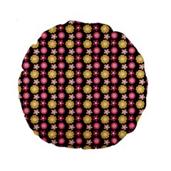 Cute Floral Pattern Standard 15  Premium Round Cushions by GardenOfOphir