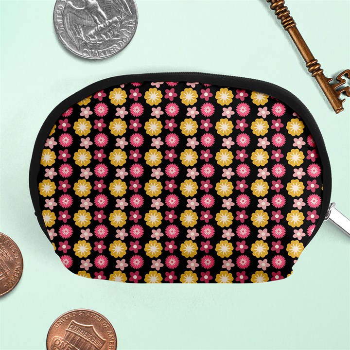 Cute Floral Pattern Accessory Pouches (Medium) 