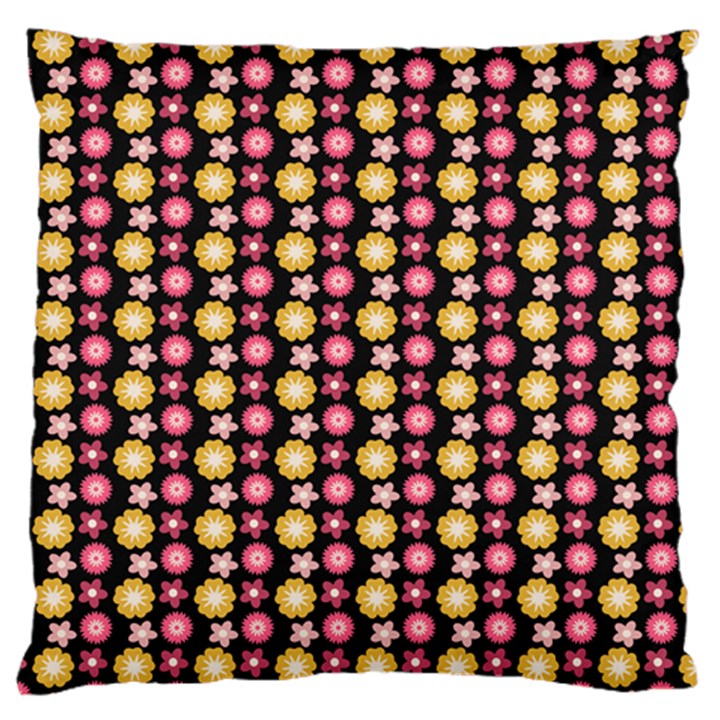 Cute Floral Pattern Standard Flano Cushion Cases (Two Sides) 