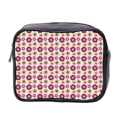 Cute Floral Pattern Mini Toiletries Bag 2-side by GardenOfOphir