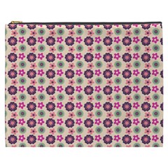 Cute Floral Pattern Cosmetic Bag (xxxl)  by GardenOfOphir