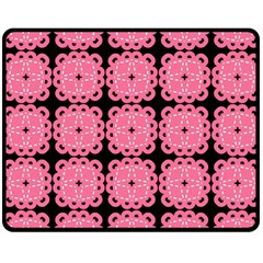 Cute Pretty Elegant Pattern Double Sided Fleece Blanket (Medium) 