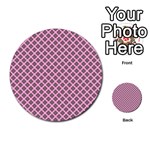 Cute Pretty Elegant Pattern Multi-purpose Cards (Round)  Front 7