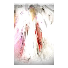 Abstract Angel In White Shower Curtain 48  X 72  (small)  by digitaldivadesigns