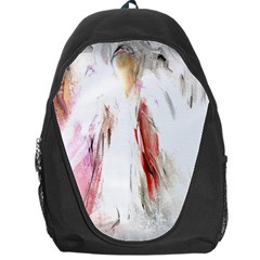 Abstract Angel In White Backpack Bag by digitaldivadesigns