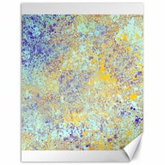 Abstract Earth Tones With Blue  Canvas 18  X 24   by digitaldivadesigns