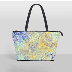 Abstract Earth Tones With Blue  Shoulder Handbags by digitaldivadesigns