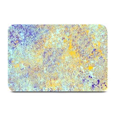 Abstract Earth Tones With Blue  Plate Mats by digitaldivadesigns