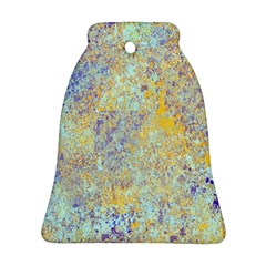 Abstract Earth Tones With Blue  Bell Ornament (2 Sides)