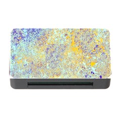 Abstract Earth Tones With Blue  Memory Card Reader With Cf