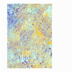 Abstract Earth Tones With Blue  Small Garden Flag (two Sides)