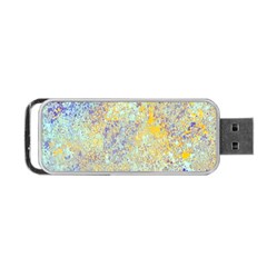 Abstract Earth Tones With Blue  Portable Usb Flash (two Sides) by digitaldivadesigns