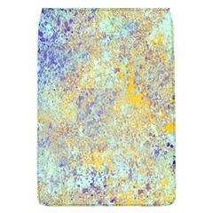 Abstract Earth Tones With Blue  Flap Covers (l) 