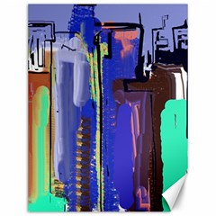 Abstract City Design Canvas 12  X 16   by digitaldivadesigns