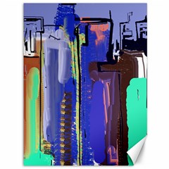 Abstract City Design Canvas 36  X 48   by digitaldivadesigns