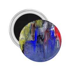 Hazy City Abstract Design 2 25  Magnets by digitaldivadesigns