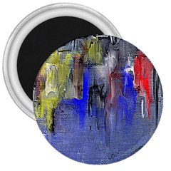 Hazy City Abstract Design 3  Magnets by digitaldivadesigns