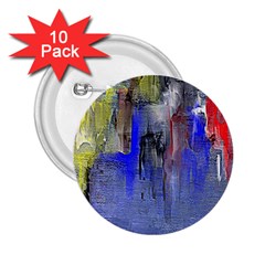 Hazy City Abstract Design 2 25  Buttons (10 Pack)  by digitaldivadesigns