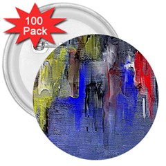 Hazy City Abstract Design 3  Buttons (100 Pack)  by digitaldivadesigns