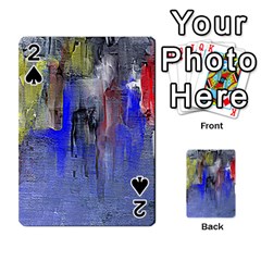 Hazy City Abstract Design Playing Cards 54 Designs  by digitaldivadesigns