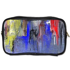 Hazy City Abstract Design Toiletries Bags by digitaldivadesigns