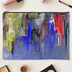 Hazy City Abstract Design Cosmetic Bag (xxxl)  by digitaldivadesigns