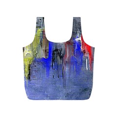 Hazy City Abstract Design Full Print Recycle Bags (s)  by digitaldivadesigns