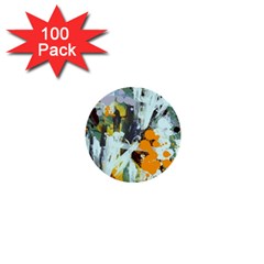 Abstract Country Garden 1  Mini Buttons (100 Pack)  by digitaldivadesigns