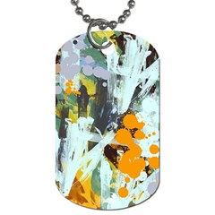 Abstract Country Garden Dog Tag (two Sides) by digitaldivadesigns