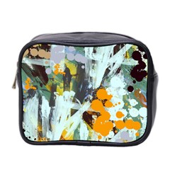 Abstract Country Garden Mini Toiletries Bag 2-side by digitaldivadesigns