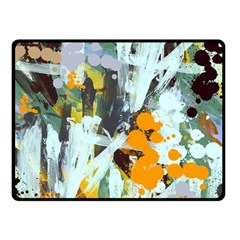 Abstract Country Garden Double Sided Fleece Blanket (small)  by digitaldivadesigns