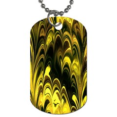 Fractal Marbled 15 Dog Tag (two Sides) by ImpressiveMoments