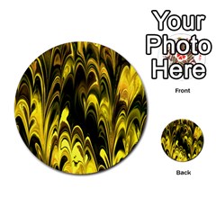 Fractal Marbled 15 Multi-purpose Cards (round)  by ImpressiveMoments