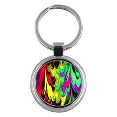 Fractal Marbled 14 Key Chains (round)  by ImpressiveMoments