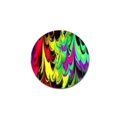 Fractal Marbled 14 Golf Ball Marker by ImpressiveMoments