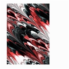 Fractal Marbled 8 Large Garden Flag (two Sides) by ImpressiveMoments