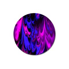 Fractal Marbled 13 Magnet 3  (round) by ImpressiveMoments