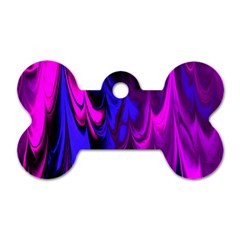 Fractal Marbled 13 Dog Tag Bone (one Side) by ImpressiveMoments