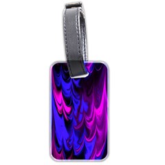 Fractal Marbled 13 Luggage Tags (two Sides) by ImpressiveMoments