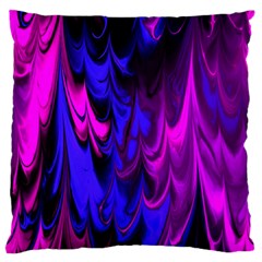 Fractal Marbled 13 Standard Flano Cushion Cases (one Side)  by ImpressiveMoments