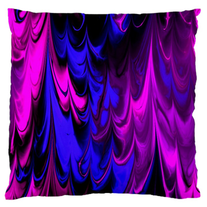 Fractal Marbled 13 Large Flano Cushion Cases (Two Sides) 