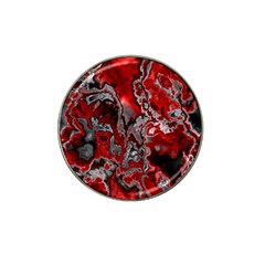 Fractal Marbled 07 Hat Clip Ball Marker by ImpressiveMoments