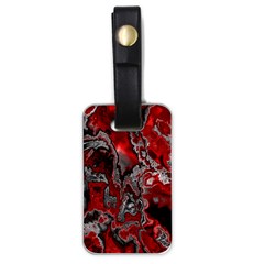 Fractal Marbled 07 Luggage Tags (one Side)  by ImpressiveMoments