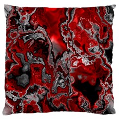 Fractal Marbled 07 Large Flano Cushion Cases (two Sides)  by ImpressiveMoments